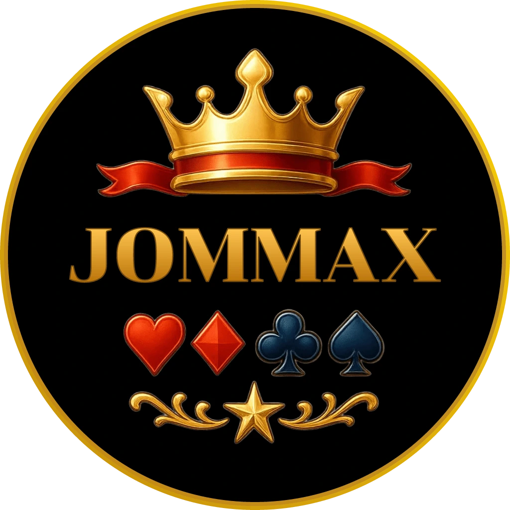 Stylish female casino ambassador holding poker chips with a glowing roulette wheel behind her highlighting the premium gaming atmosphere of JOMMAX Malaysia